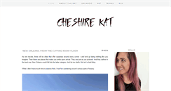 Desktop Screenshot of cheshirekatblog.com